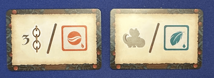 Favor cards that show different icons for gameplay.