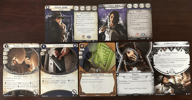 Cards for Arkham Horror: The Card Game.